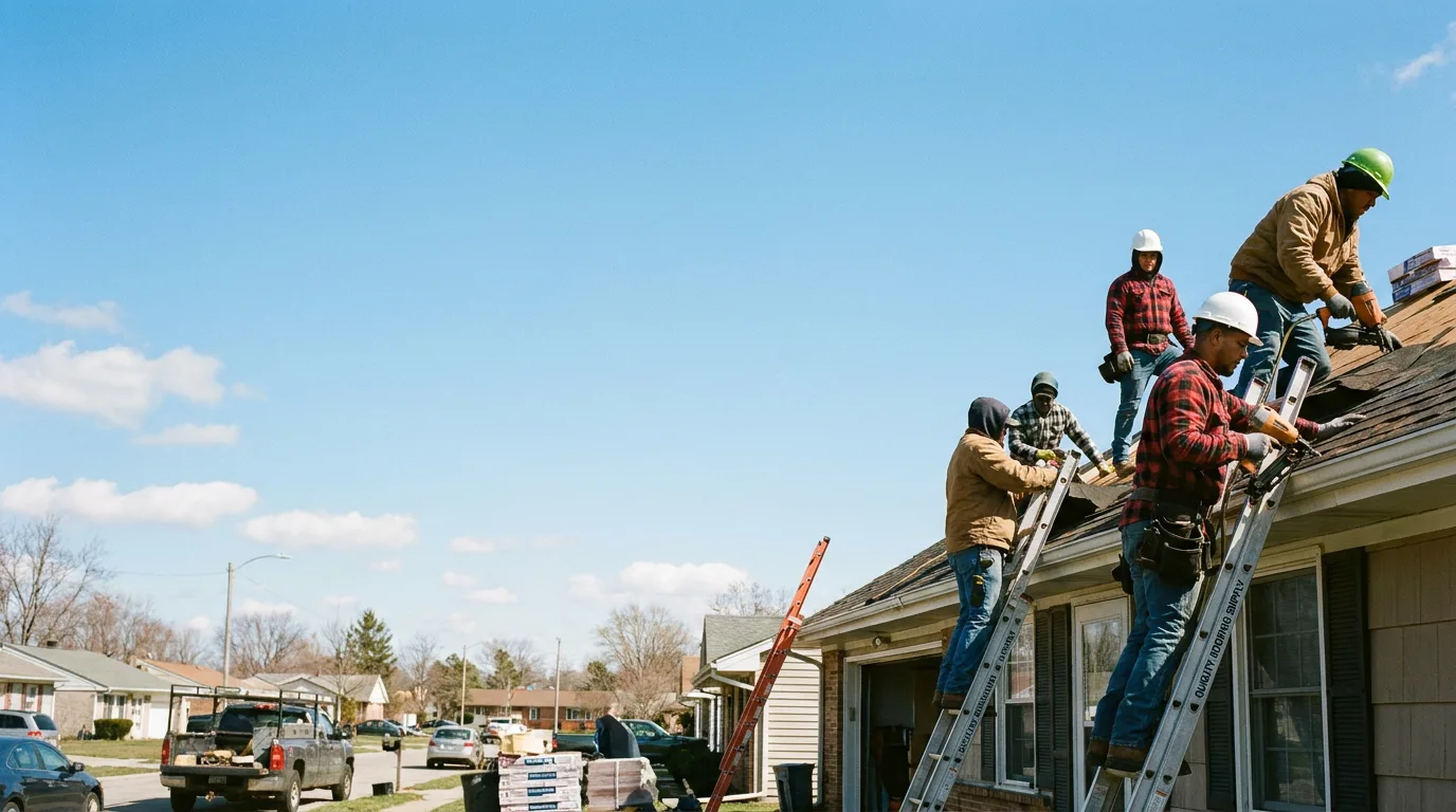 Roofing in Kouts, IN near me